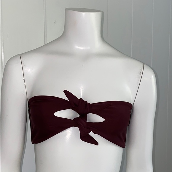 Mikoh Other - Mikoh Loihi Bandeau Top in Wine